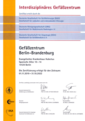Zertifizierung „Interdisziplinäres Gefäßzentrum“ (IGZ)